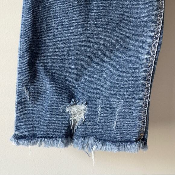 Hudson Nico Straight Jeans Blue Classic Denim distressed cotton blend stretch 27 - Picture 5 of 13